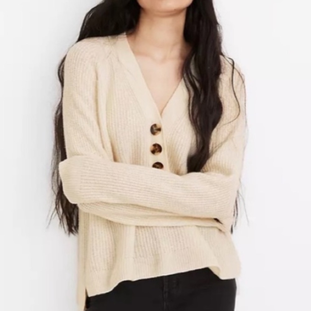 Madewell Ribbed Lyle Henley Sweater